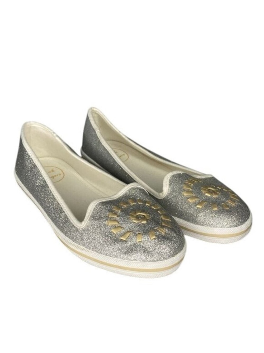 Jack Rogers Mila Glitter Flats Size 8 Loafer